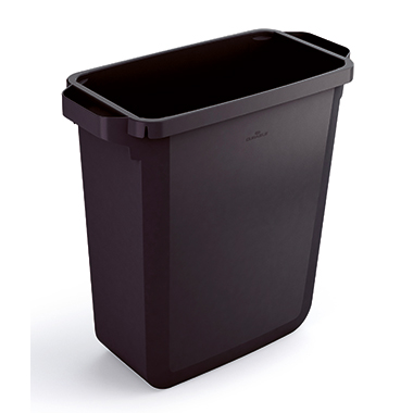 DURABLE Abfalleimer DURABIN 60 59 x 60 x 28,2 cm (B x H x T) 60l Polypropylen schwarz 1 Sortierfach