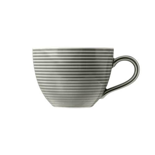 Seltmann Kaffeeobertasse 0,26 l mit Relief, rund mit Relief, Form: Beat, weiss Perl8, hohe Kantenschlagfestigkeit, Made in Germany