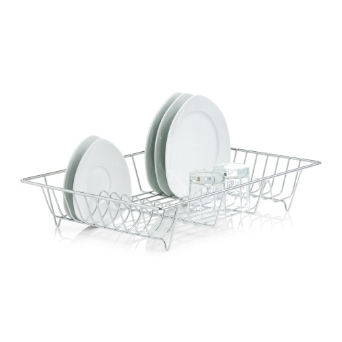 Zeller Tellerabtropfständer, Metall verchromt