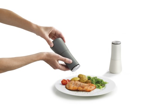 Joseph Joseph Milltop - Salz- und Pfeffermühlenset - dunkelgrau/hellgrau