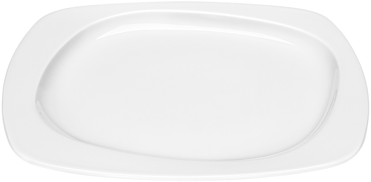 Solutions Teller flach quadratisch Fahne 26x26 cm Höhe: 2,4 cm von BAUSCHER