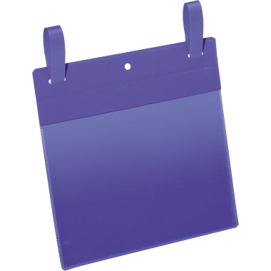 DURABLE Sichttasche DIN A5 quer Polypropylen blau 50 St./Pack.