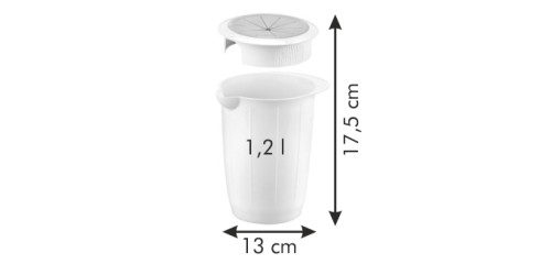 Rührschüssel mit Schutzdeckel DELÍCIA 1,2 l