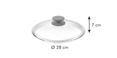 Backofenfester Deckel UNICOVER ø 28 cm