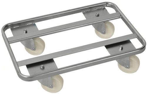 Roll- und Kistenwagen Verzinkter Rollwagen mit schwerlast Nylonrollen Maße: 60 x 40 x 16 cm - Gewicht: 7,5 kg