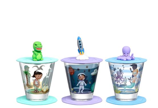 Leonardo Bambini 9tlg. Trinkset S sortiert Durchmesser: 8,5cm, Höhe: 10cm Inhalt: 215ml