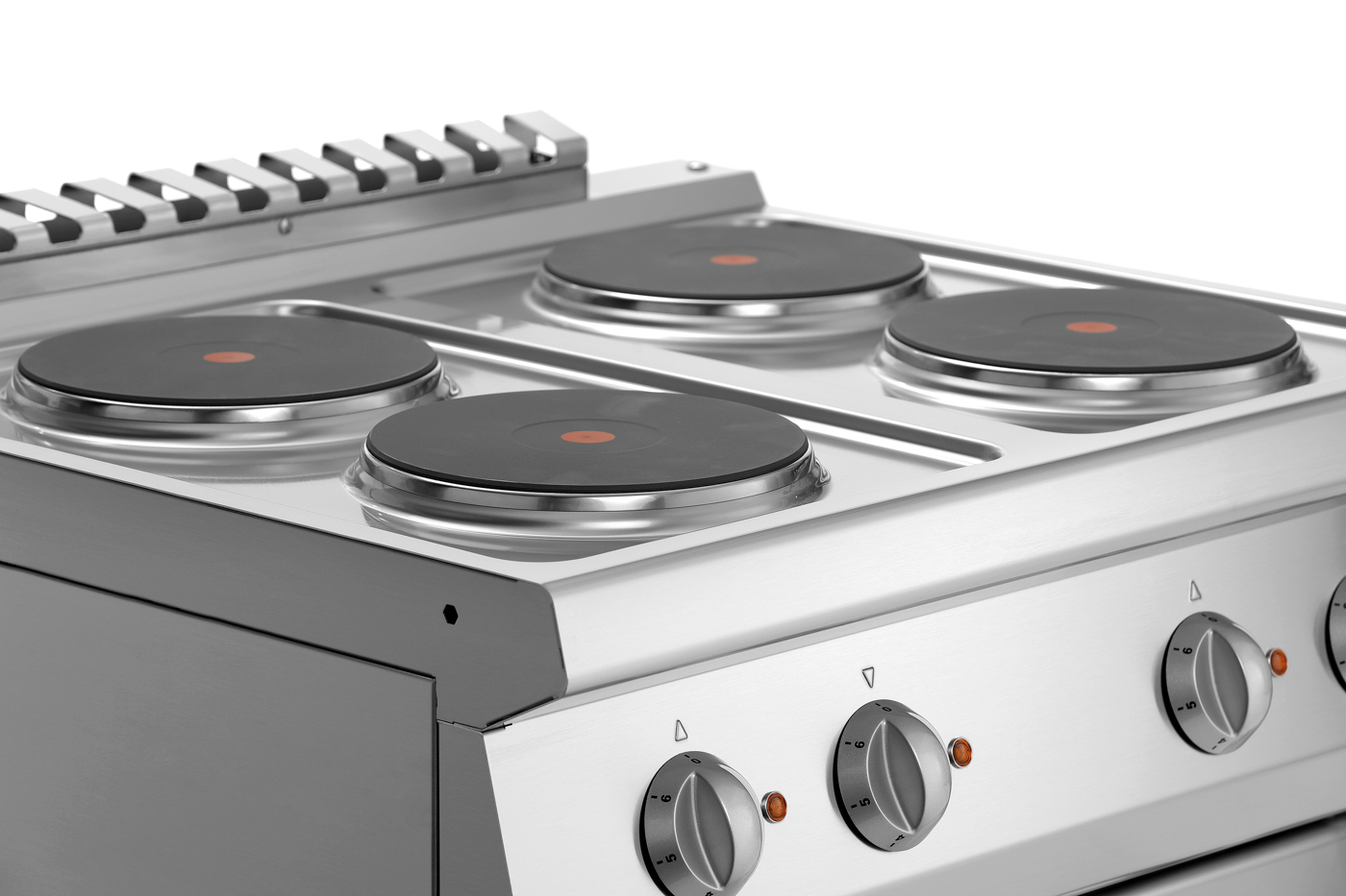 Bartscher Elektroherd 700, B800, 4PL, EBO |Inklusive: - | Maße: 80 x 70 x 85,0 cm. Gewicht:89,4 kg