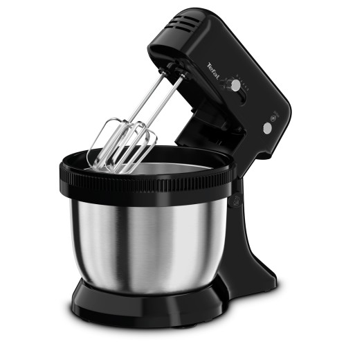 Tefal Oh My Cake Elektrischer Standmixer, Satelliten-Rührwerk; 4-L-Edelstahl-Schüssel; Auto-Rotation; kompakte Größe; 5