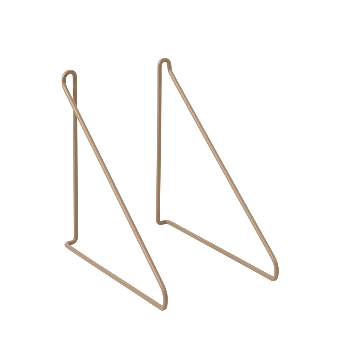 Set 2 Bügel zum Wandregal -PANOLA- Steel Gray. Material: Stahl pulverbeschichtet. Von Blomus.