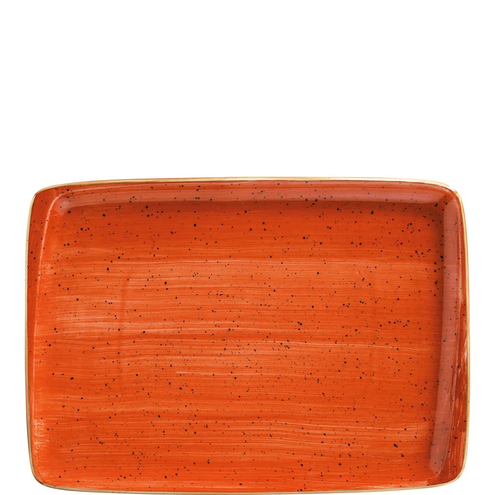 Aura Terracotta Moove Platte 23 x 16cm * - Bonna Premium Porcelain