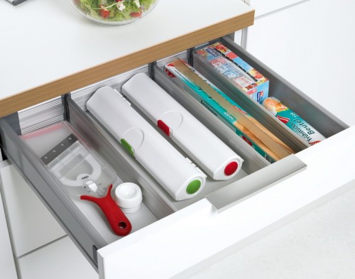 Emsa Click  Cut Folienschneider weiß / rot