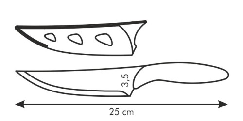 Antihaftbeschichtete Kochmesser PRESTO TONE 13 cm
