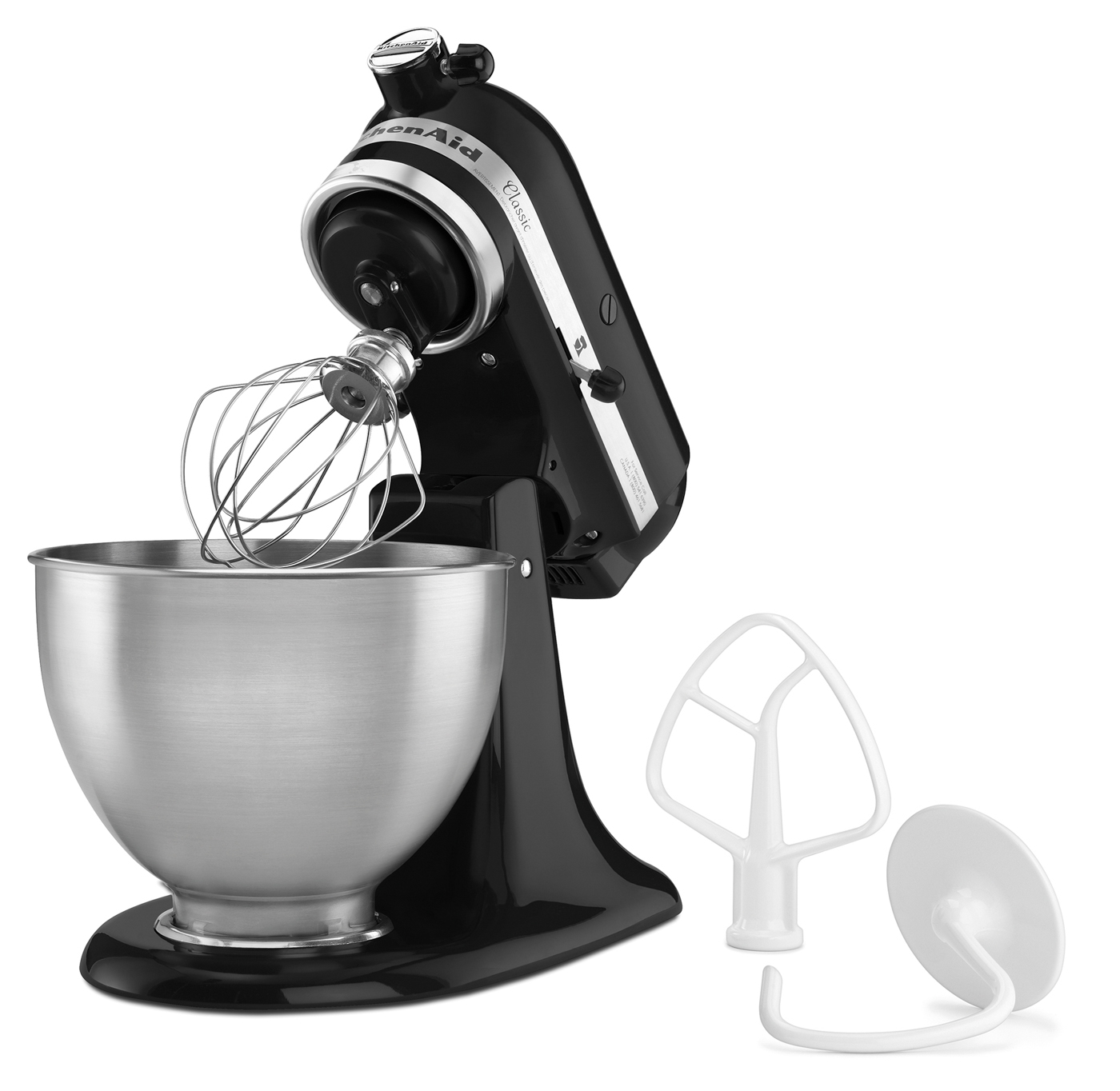 Bartscher KitchenAid 5K45SSEOB, schwarz, 4,28L |Sicherheitsschalter: Nein | Maße: 35,8 x 22,1 x35,3 cm. Gewicht: 10,5 kg