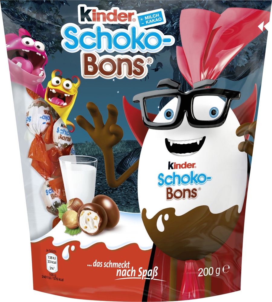 Ferrero Kinder Schoko Bons Inhalt: 34 Stück, 200g.