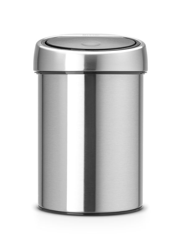 Brabantia Touch Bin® 3 L mit Kunststoffeinsatz Matt Steel Fingerprint Proof