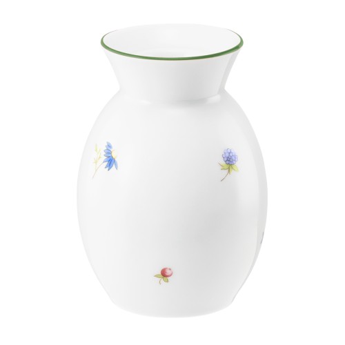 Seltmann Leuchter, rund, Form: Community, Dekor: 57389 Streublume grüne Linie, hohe Kantenschlagfestigkeit, Made in Germany