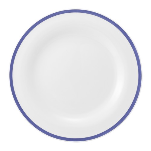 Seltmann Teller flach 28 cm, rund, Form: Community, Dekor: 57395 Pinselband 3, hohe Kantenschlagfestigkeit, Made in Germany