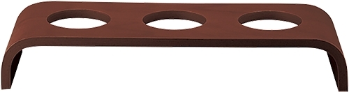 Schönwald Event Holzplattform niedrig dunkelbraun, Ø 530x190mm