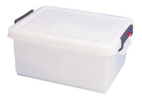 Behälter 31 L 53/40/23cm, Klemmdeckel-Befestigung