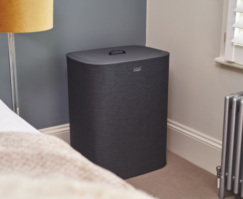 Joseph Joseph Tota 90-Liter-Wäschetrennkorb – Schwarz