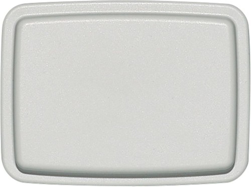 Schönwald Kunststoffdeckel, eckig, milchig