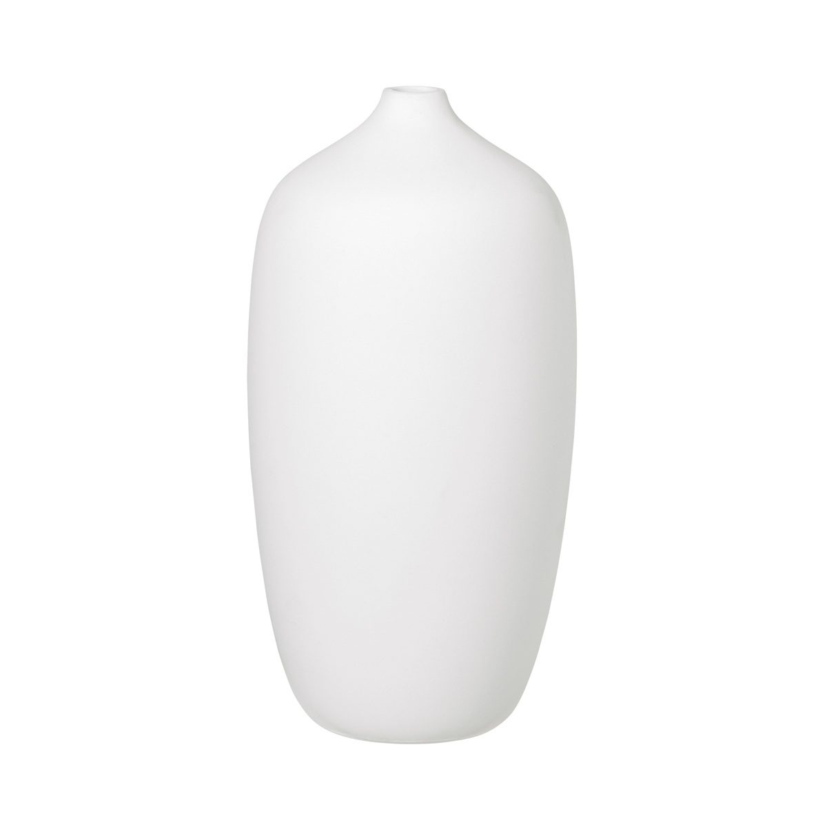 Vase -CEOLA- White, Ø 13 cm. Material: Keramik. Von Blomus.