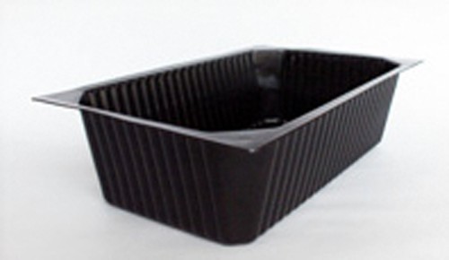 Duni PP-Schale 1/4 GN 265 x 162 x 70 mm Schwarz ungeteilt, 150 Stk/Krt (1 x 150 Stk)