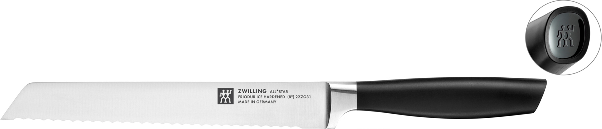 Brotmesser, 20 cm, no-color, Kunststoff, Serie: All * Star. Marke: ZWILLING