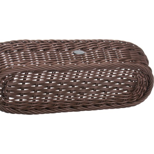 Westmark Baguettekorb oval, 40 x 16 x 8 cm, braun