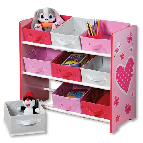 Kesper Aufbewahrungsregal, FSC, Motiv: Herzen