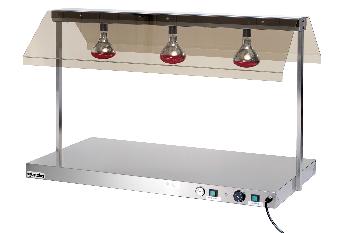 Bartscher Wärmebrücke TR I3WL1350 | Inklusive: -| Maße: 127 x 65 x 80,0 cm. Gewicht: 28 kg