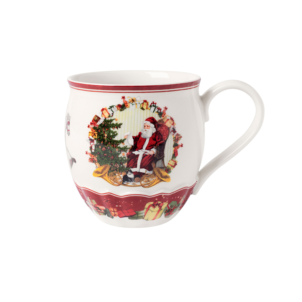 Villeroy und Boch Jumbobecher, Santa - Maße: 14,5 x 10,2 x 10,5 cm / Ser.: Toy's Fantasy