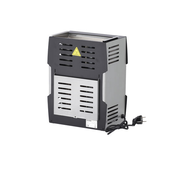 Severin Wurster, ca. 2000 W, schnelle und einfache Zubereitung von zwei rundherum braun gegrillten Würstchen auf Knopfdruck in