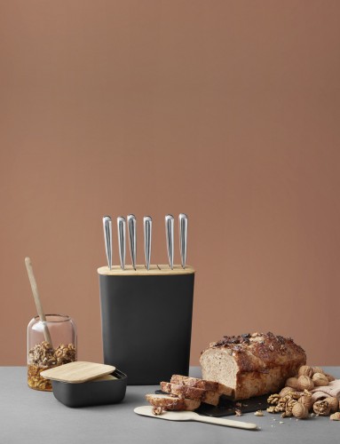 BLOCK-IT Messerblock schwarz, Maße: 210 x 95 x 250 mm