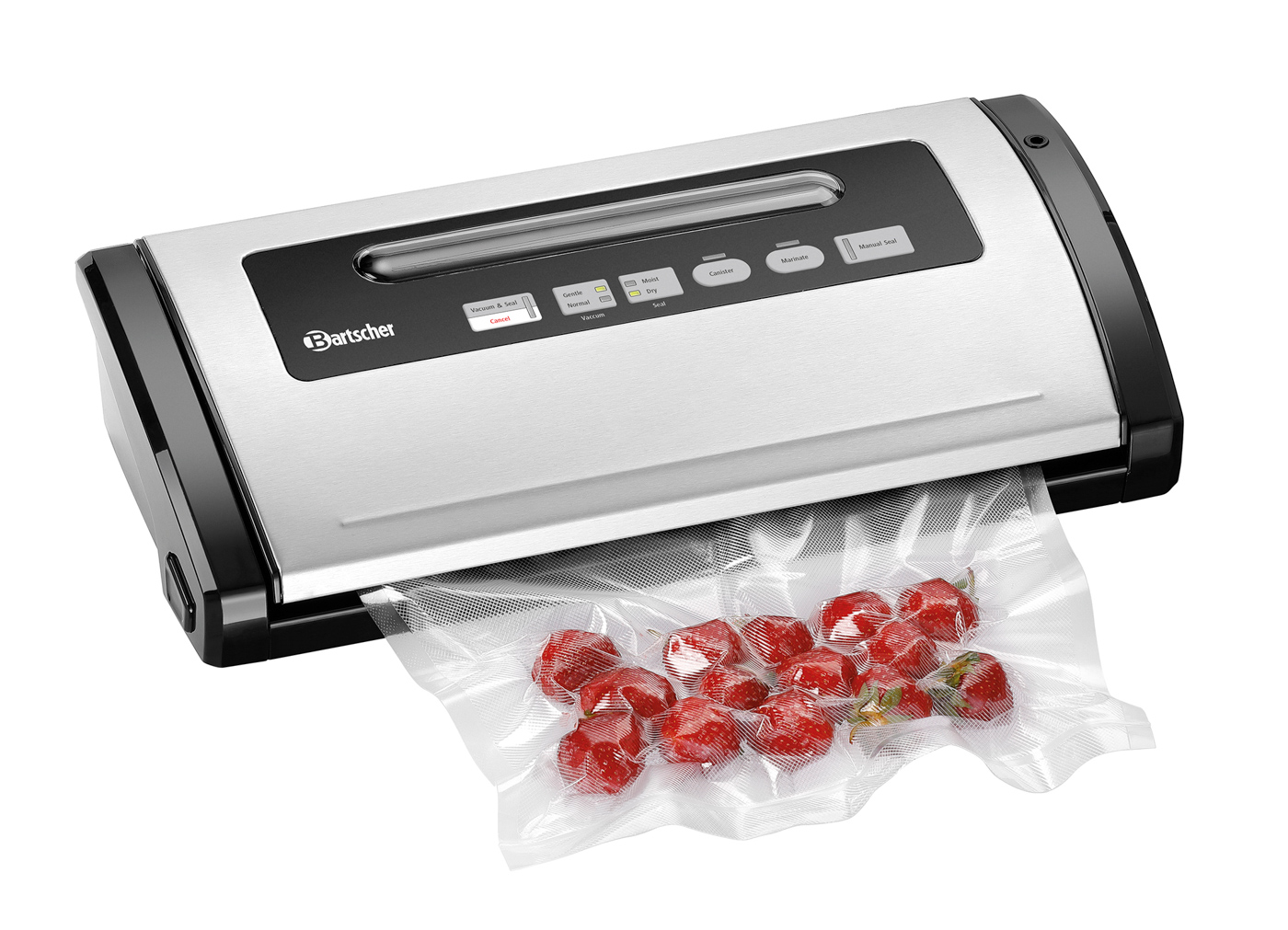 Bartscher Vakuumiergerät 305/15L |Vakuumkontrolle: Elektronisch | Maße: 40 x 18 x9,2 cm. Gewicht: 2,5 kg