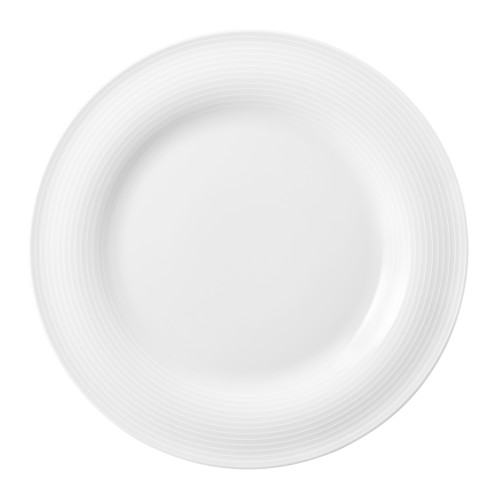 Seltmann Teller flach 26 cm, Form: Blues, weiss