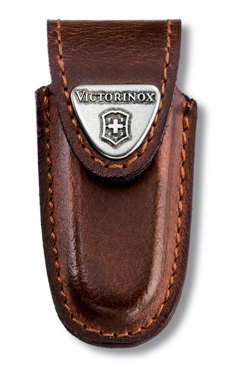 Victorinox Gürteletui, Leder, mit Klett-Verschluss