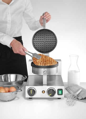 Hendi Waffeleisen rund ø 190 mm 230V 1000W