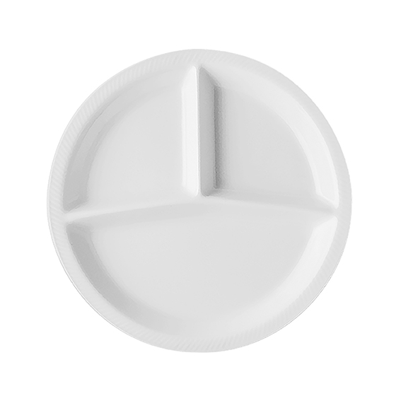 Menage rund 3-tlg. 25,5 cm - Form: Swing Time GV - weiss - aus Porzellan. Hersteller: Eschenbach.