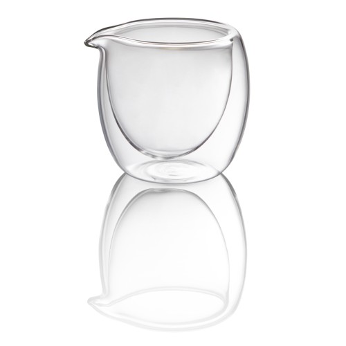 WMF Glas Sauciere doppelwandig Ø7,4x8,3cm | Maße: 7,4 x 7,4 x 8,3 cm