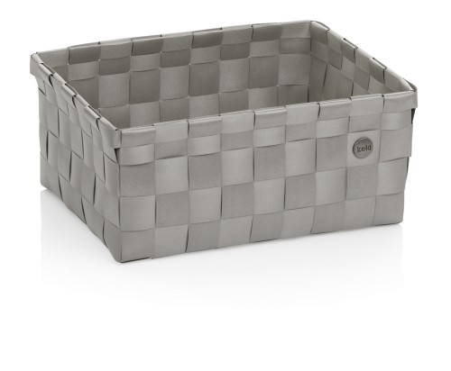 Kela Korb Neo aus Polypropylen (PP), silbergrau, ca. 240mm x 310mm x 140mm (L x B x H)