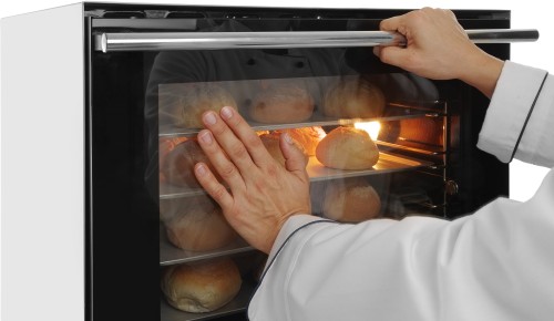 HENDI Heißluftofen mit Beschwadung H90S - 2670 W - 595×595×(H)570 mm