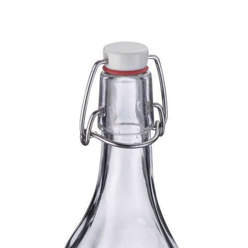 Westmark Bügelverschlussflasche eckig, 500 ml, eckig