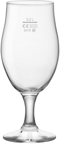 Executive Biertulpe 0,2l /-/ mit Füllstrich * - Bormioli Rocco