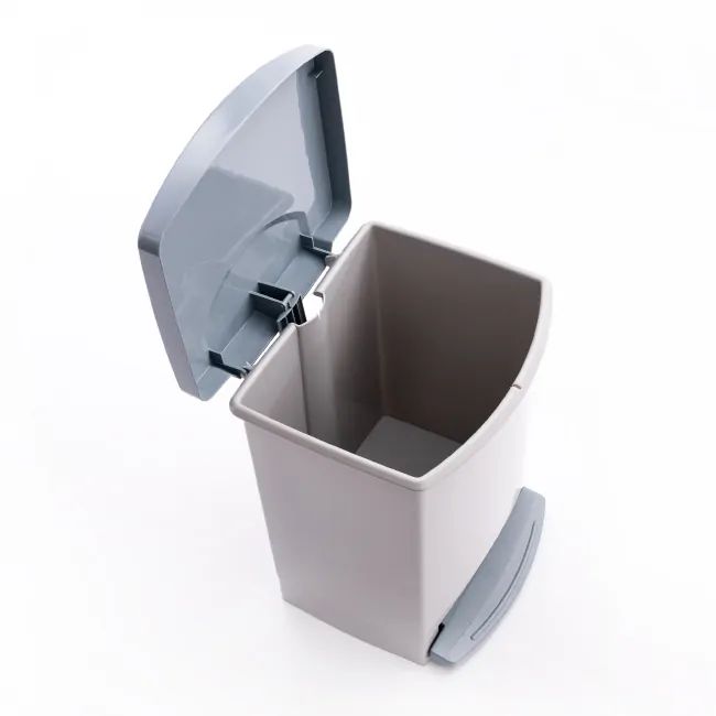 Araven Mülleimer mit Fusstritt / Treteimer, aus Kunststoff, Deckel in der Farbe Blau, Volumen 25 Liter, 31x 33,5 x 42 cm (LxBxH)