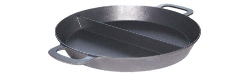 NEUMÄRKER Großraumpfanne Ø 500 mm mit 2-Teilung Ø 500 x h 70 mm