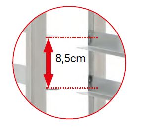 ARAVEN FACH WAGEN Behälter 5 Abteile