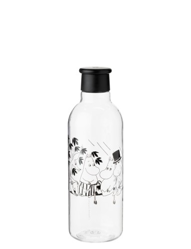 RIG-TIG x Moomin Trinkflasche 0.75 l. schwarz, Maße: 80 x 80 x 250 mm