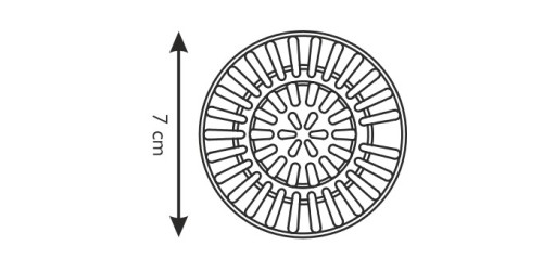 Abflusssieb PRESTO, ø 7 cm, rostfrei