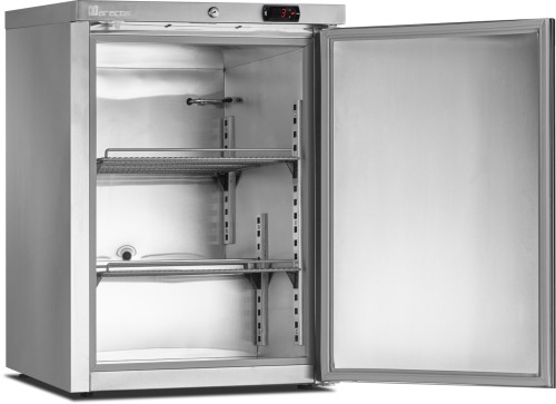 SARO Tiefkühlschrank Modell ACE 150 CS A PO Made in Europe - Material: (Gehäuse) Edelstahl; (Innenraum) Aluminium - 1 Tür,